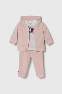 Komplety dla niemowląt - Tommy Hilfiger komplet niemowlęcy kolor różowy - grafika 1