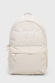 Plecaki - Superdry plecak damski kolor beżowy duży gładki - miniaturka - grafika 1