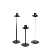 Świeczniki - Dekoria pl pl Komplet świeczników Methody 3szt. 8 x 8 x 30 cm 814-591 - miniaturka - grafika 1