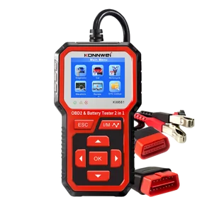 Miernik diagnostyczny, skaner OBD2, tester baterii Konnwei KW681 - Akcesoria i części modelarskie - miniaturka - grafika 1
