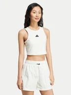 Koszulki i topy damskie - adidas Top City Escape JD8185 Biały Slim Fit - miniaturka - grafika 1