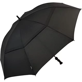 Parasole - Falcone Golf średnica parasola: 130 centymetrów czarny - grafika 1