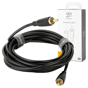 QED QE8144 Connect Subwoofer Cable - Kabel do subwoofera RCA-RCA Cinch - 3m 3m ✦ SALON ✦ ZAPYTAJ O RABAT ✦ RATY 30x0% - Kable - miniaturka - grafika 1