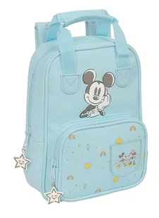 Safta MICKEY MOUSE BABY plecak dziecięcy, dostosowany z uchwytami, materiał do recyklingu, idealny dla dzieci w różnym wieku, wygodny i wszechstronny, jakość i wytrzymałość, 20 x 8 x 28 cm, - Plecaki szkolne i tornistry - miniaturka - grafika 1