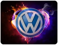 Podkładki pod mysz - PODKŁADKA POD MYSZKĘ VOLKSWAGEN Z IMIENIEM 23x19CM DO LAPTOPA - miniaturka - grafika 1