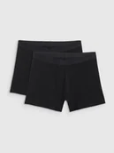 Majtki męskie - 4F Bielizna bokserki (2-pack) męskie 4F x Robert Lewandowski - czarne XXL - miniaturka - grafika 1