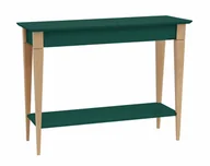Konsole i sekretarzyki - Konsola MIMO z Półką 105x35cm Zielony Butelkowy - miniaturka - grafika 1