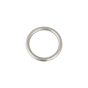 Kółka bez żabki satyna nikiel 25 mm 10 sztuk Bojanek - Akcesoria do wystroju okien - miniaturka - grafika 1