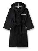 Szlafroki dla dzieci - Sanetta Szlafrok w kolorze czarnym - miniaturka - grafika 1