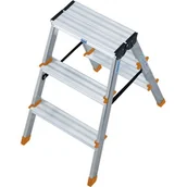 Drabiny - Krause Drabina dwustronna Dopplo 2,45 m 120397 - miniaturka - grafika 1