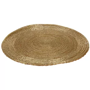 Vilde Mata kuchenna ZŁOTA na stół, podkładka pod talerz, sztućce, okrągła 30 cm 139029 - Obrusy i serwetki - miniaturka - grafika 1