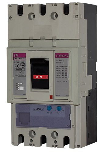 ETI polam Wyłącznik mocy 4P 400A 25kA /wyzwalacz termo-magnetyczny/ EB2 400/4L 004671094 004671094