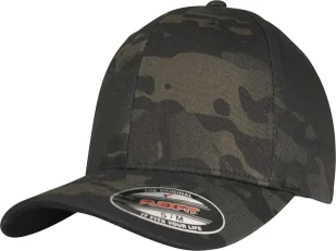 Czapka BRANDIT Flexfit Black Multicam - Odzież taktyczna i umundurowanie - miniaturka - grafika 1