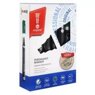 Przybory szkolne - Marker permanentny zielony (12szt) MemoBe - miniaturka - grafika 1