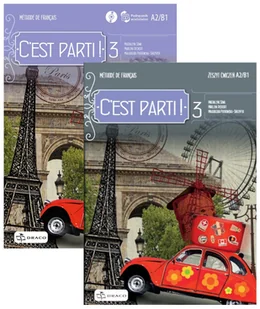 Cest parti 3. Podręcznik wieloletni Cd i zeszyt ćwiczeń do języka francuskiego - Magdalena Sowa, Małgorzata Piotrowska-Skrzypek, Marlena - Książki do nauki języka francuskiego - miniaturka - grafika 1