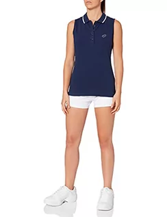 Koszulki i topy damskie - Lotto Damska koszulka polo, Blu E Bianco, XL - grafika 1