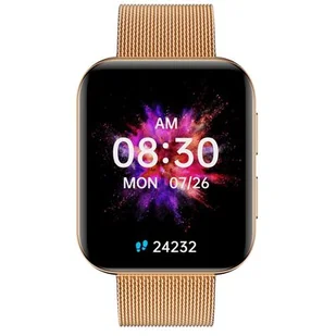 Garett GRC MAXX Steel Złoty - Smartwatch - miniaturka - grafika 1