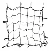 Akcesoria motoryzacyjne - Siatka Do Bagażnika 70x90 cm Elastyczna 12 Haków - miniaturka - grafika 1