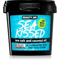 Peelingi i scruby do twarzy - Beauty Jar Beauty Jar SEA KISSED Regenerujący scrub do ciała i twarzy sól morska i olej kokosowy 200g - miniaturka - grafika 1