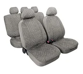 Pokrowce na fotele - Lampa Komplet pokrowców na siedzenia MIKI szary 54952 - miniaturka - grafika 1
