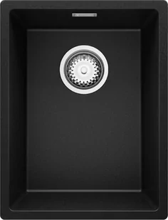 BRANDE SOLAR 360-40-U BLACK (czarny mat) | podwieszany - Zlewozmywaki - miniaturka - grafika 1