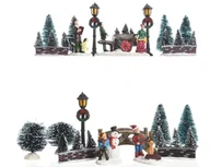 Ozdoby bożonarodzeniowe - Zestaw Figur Bożonarodzeniowych Zimowa Sceneria - miniaturka - grafika 1