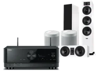 Kino domowe - Yamaha RX-V6A (czarny) + Tesi 6 + 7 + 2 x MusicCast 20 (biały) - miniaturka - grafika 1