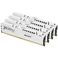 Pamięci RAM - KINGSTON FURY Beast 64GB 5600MT/s DDR5 CL40 DIMM Kit of 4 White XMP - miniaturka - grafika 1