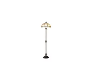 Prezent Lampa podłogowa witrażowa TIFFANY 2X60W E27 144 PREZENT 144 - Lampy stojące - miniaturka - grafika 1