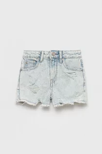 Spodnie i spodenki dla dziewczynek - Gap szorty jeansowe dziecięce gładkie - - grafika 1