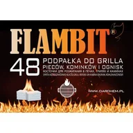 Rozpałki - Podpałka biała 48 kostek FLAMBIT - miniaturka - grafika 1