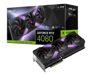 PNY GeForce RTX 4080 XLR8 Gaming Verto Epic-X RGB 16GB GDDR6X VCG408016TFXXPB1 - Karty graficzne - miniaturka - grafika 1