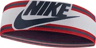 Ozdoby do włosów - Nike Elastyczna opaska na głowę z nylonu i elastanu w kolorze Sail/University red/Game Royal, N.100.3550.123.OS - miniaturka - grafika 1