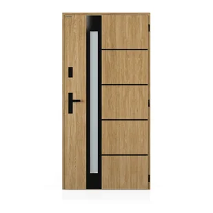 Drzwi zewnętrzne stalowe wejściowe Ultron Stopsol Woodec Turner Oak Malt 90 prawe Wiśniowski - Drzwi zewnętrzne Drzwi zewnętrzne stalowe wejściowe Ultron Stopsol Woodec Turner Oak Malt 90 prawe Wiśniowski - Drzwi zewnętrzne - miniaturka - grafika 1