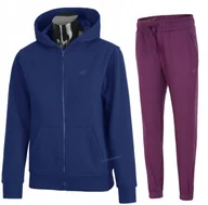 Spodnie sportowe damskie - 4F DAMSKI DRES BAWEĹNA KOMPLET BLUZA SPODNIE / rozm S - miniaturka - grafika 1