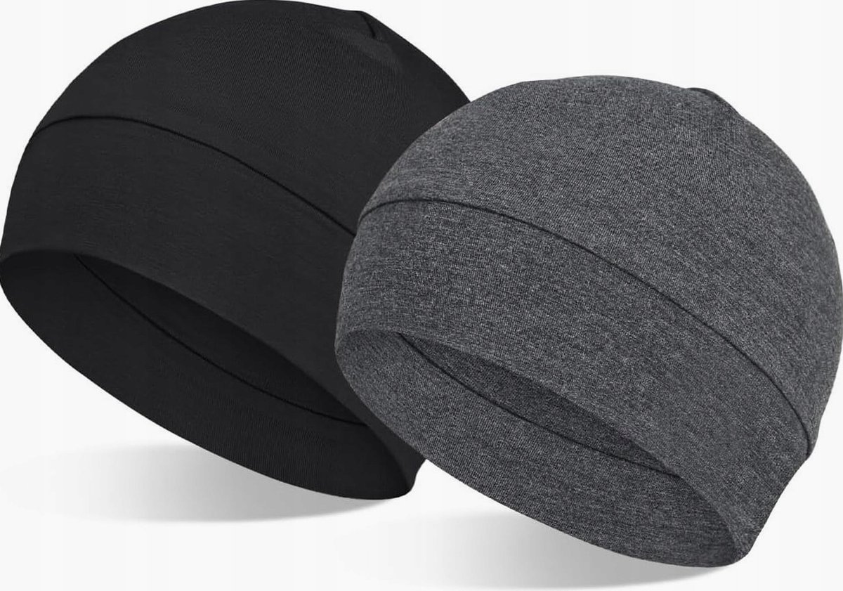 CZAPKI ROWEROWE 2 SZTUKI WIATROSZCZELNA BAWEŁNIANA LEKKA CZAPKA UNISEX