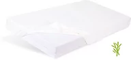 Prześcieradła - Prześcieradło bambusowe 70x140 Bamboo z gumką białe BabyMatex - miniaturka - grafika 1