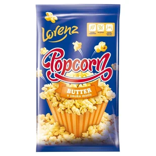 Popcorn LOR.POPCORN BUTTER 90G zakupy dla domu i biura 420100 - Inne przekąski suche - miniaturka - grafika 1