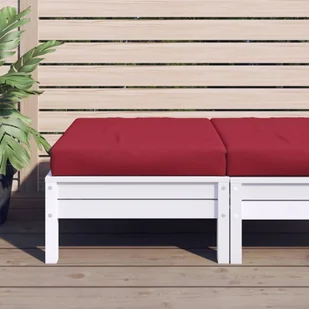 Poduszka na paletę, czerwona, 60x60x8 cm, tkanina Oxford - Poduszki ogrodowe - miniaturka - grafika 1