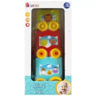 Zabawki kreatywne - Kolejka edukacyjna zwierzaczki BAM BAM - miniaturka - grafika 1