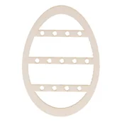 Scrapbooking - EKO-DECO, tekturowe jajko z ozdobnym szlaczkiem - miniaturka - grafika 1