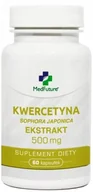 Przeziębienie i grypa - Kwercetyna (Sophora Japonika) - ekstrakt 500 mg - 60 kapsułek MEDFUTURE - miniaturka - grafika 1