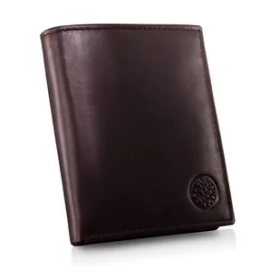 Betlewski, Portfel skórzany męski, brązowy - Portfele - miniaturka - grafika 1