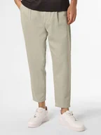Spodnie męskie - Tommy Jeans - Spodnie męskie  Bax Chino, zielony - miniaturka - grafika 1