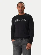 Swetry męskie - Guess Sweter M6RR19 Z4451 Czarny Regular Fit - miniaturka - grafika 1