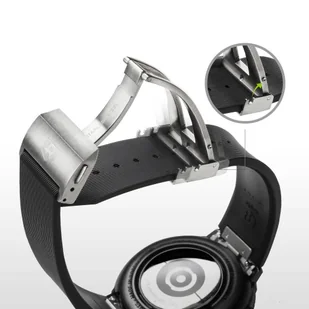 Ringke Rubber One Prime silikonowa opaska pasek do zegarka smartwatch Samsung Galaxy Active 2 44 mm czarny (MOSG0005) - Akcesoria do smartwatchy - miniaturka - grafika 13