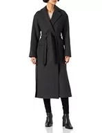 Płaszcze damskie - Pinko Damski płaszcz Giacomo 8 Doubl, ZI2_czarny/szary, UK 4 - miniaturka - grafika 1