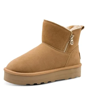 Marco Tozzi Damskie buty Guido Maria Kretschmer 2-86480-45 modne kozaki, koniak, 40 EU, koniak, 40 EU - Kozaki damskie - miniaturka - grafika 1