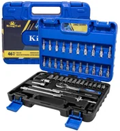 Zestawy narzędziowe - Zestaw narzędzia 1/4 bity nasadki 46 el walizka - miniaturka - grafika 1