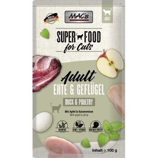 MAC's mokra karma dla kota Adult Kaczka i drób 12x100 g - Mokra karma dla kotów - miniaturka - grafika 1